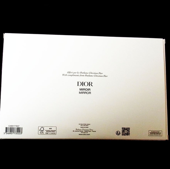 Rare Dior Parfums Cannage Handheld Mirror! Full Inclusion - Picture 6 of 10